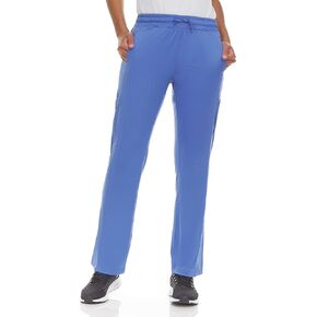 MediChic Women's Scrubs Mid Rise Six Pocket Active Yoga Scrub Pants in Kuwait