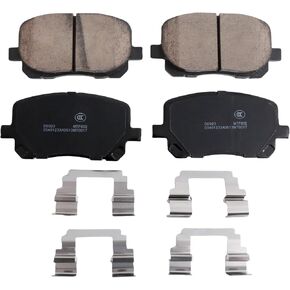 طقم تيل فرامل سيراميك امامي D923 لسيارة تويوتا كورولا 2003-2008، ماتريكس 2003-2008 | لبونتياك فيبي 2003-2008 in Kuwait