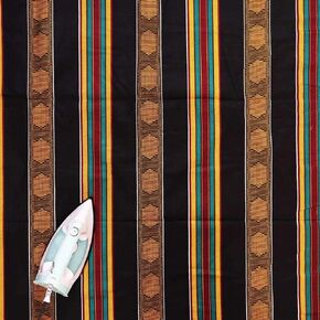 African Kente Print Fabric (1 Yard) Kente African Print Fabric Cotton 44" Wide Head wrap Head tie Scarf, Choir, African Dance, Black History Month, African American in Saudi Arabia