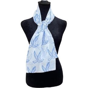 زيتا نادي نسائي ربطة عنق زرقاء وبيضاء 48 بوصة × 8 بوصة (متنوعة) in Kuwait