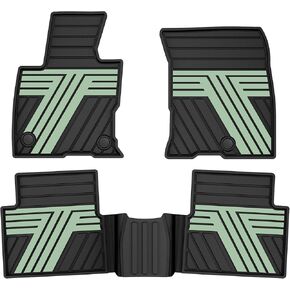 Original Cargo Mat and Rear Backrest Mat for 2018-2024 Chevrolet Traverse - Custom Fit for PU Leather Trunk Mat and Backrest Mat - All Weather Anti-Slip Cargo Liner for Chevy Traverse 2018-2024 in Kuwait