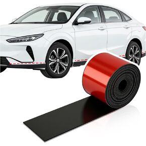 13Ft x 3.15In Side Skirts for Cars Protector,2026 Upgrade Front/Rear Bumper Guard for Cars Scratch Protection,Thickened Rubber Car Bumper Protector Car Exterior Accessories in Kuwait