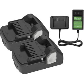 3.0Ah 18V Battery and Charger Set for Hitachi BSL1815X BSL1815S BSL1830 BSL1830C 330139 330557 339782 Li-ion Replacement Battery in Kuwait