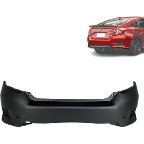 Rear Bumper Cover Compatible with Honda Civic Sedan 2016-2021 | DIRECT REPLACEMENT | Primed | Plastic | 04715TBAA00ZZ | ‎HO1100296 in Kuwait