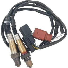 Set Of 2 Front & Rear Oxygen Sensor Compatible For Audi A4 A8 Compatible For VW Beetle Golf Compatible For Jetta Passat in Kuwait