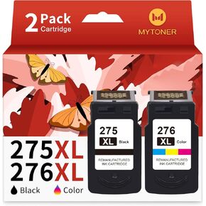 MYTONER PG-275XL CL-276XL Replacement for Canon 275 and 276 Ink Cartridge Cannon Ink 275 276 Black Color Combo Pack for Pixma TS3700 TS4720 TS3522 TS3722 TS3500 TR4722 TR4700 Printer in Saudi Arabia
