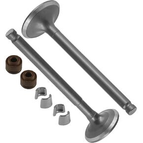 Caltric Cylinder Head Intake Exhaust Valve Kit Compatible with Honda CRF70F 2004-2012 in Kuwait