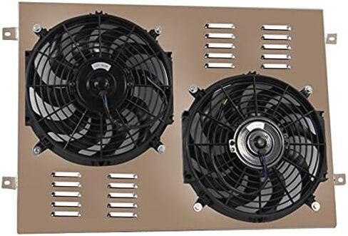 ALLOYWORKS Aluminum Radiator Fan Shroud Kit for Ford F100 F150 F250 F350 1968 1969 1970 1971 1972 1973 1974 1975 1976 1978 1979 V8 F-Series Bronco in Saudi Arabia