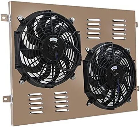 ALLOYWORKS Aluminum Radiator Fan Shroud Kit for Ford F100 F150 F250 F350 1968 1969 1970 1971 1972 1973 1974 1975 1976 1978 1979 V8 F-Series Bronco in Saudi Arabia