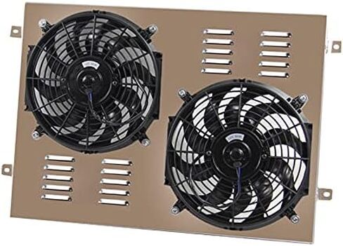 ALLOYWORKS Aluminum Radiator Fan Shroud Kit for Ford F100 F150 F250 F350 1968 1969 1970 1971 1972 1973 1974 1975 1976 1978 1979 V8 F-Series Bronco in Saudi Arabia