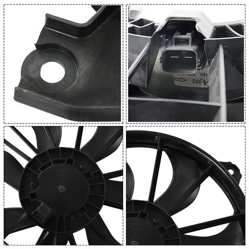 Radiator Cooling Fan for Cars Replacement for Journey 2009-2020 in Saudi Arabia