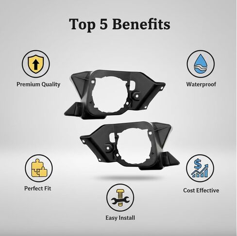 Fog Light Mount Bracket for Honda CR-V CRV 2012 2013 2014, replacement Front Left and Right Bumper Fog Lamp Holder Automotive Combination Driving and Fog Light Holder Assembly in Kuwait