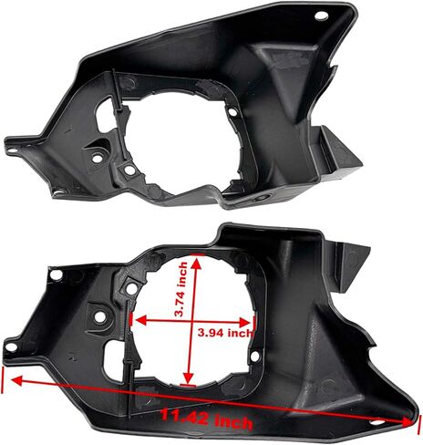 Fog Light Mount Bracket for Honda CR-V CRV 2012 2013 2014, replacement Front Left and Right Bumper Fog Lamp Holder Automotive Combination Driving and Fog Light Holder Assembly in Kuwait