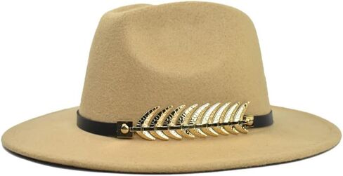 شعر الجاز فيدورا قبعة رعاة البقر الرجعية قبعة الحفلات قبعة الحفلات للجنسين قبعة عادية متعددة الاستخدامات (أ.) in Kuwait