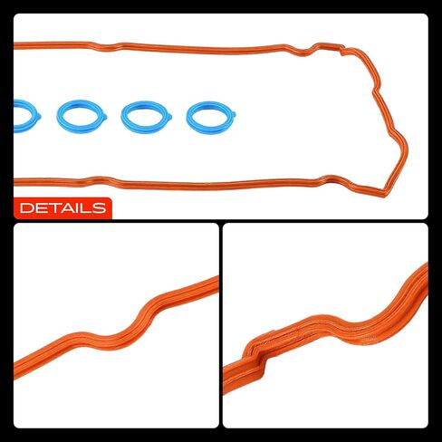 A-Premium Engine Valve Cover Gasket Set Compatible with Jeep Wrangler 2003-2006, Liberty 2002-2005, TJ 2003/2005-2006 & Chrysler Sebring 2004-2006, PT Cruiser 2001-2010 & Dodge Stratus 2004-2006 in Saudi Arabia
