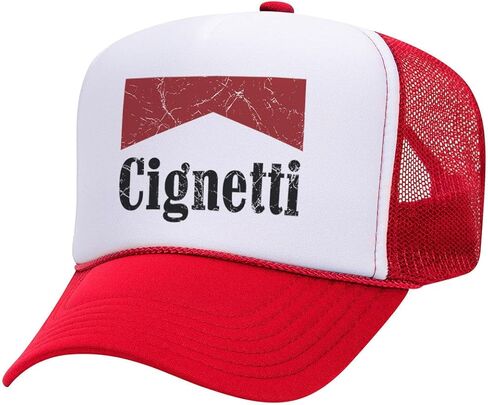 TeesAndTankYou Cignetti Foam Trucker Cap Adjustable Mesh Back Hat in Saudi Arabia
