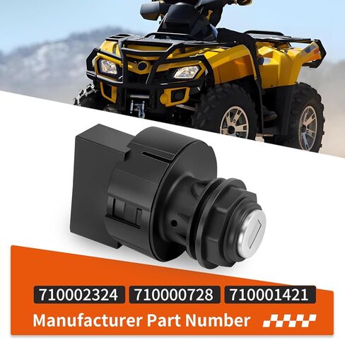 Ignition Key Switch for Can-am Outlander Max 400 500 650 800 Renegade 500 800 2006-2014 710002324 710000728 710001421 in Kuwait