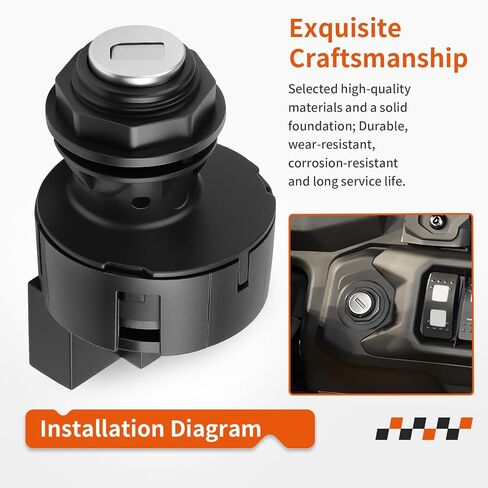 Ignition Key Switch for Can-am Outlander Max 400 500 650 800 Renegade 500 800 2006-2014 710002324 710000728 710001421 in Kuwait