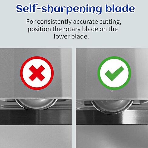 أداة تشذيب الورق الدوارة اليدوية الدقيقة مقاس 24 بوصة، أداة تشذيب الورق الدوارة لورق الصور والأفلام ومربى الورق الفني وورق المكتب ولوحة ناعمة بلاستيكية رفيعة وطاولة التقطيع وPVC وأداة تشذيب احترافية in Kuwait
