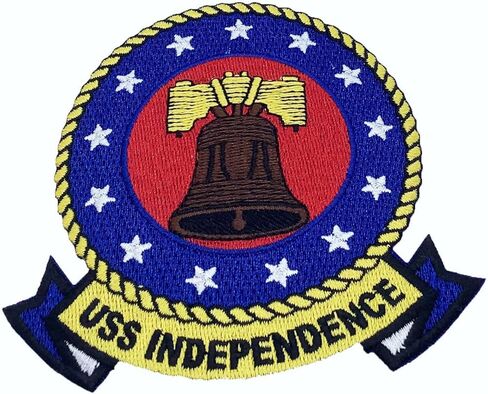 USS Independence CV-62 Patch – Plastic Backing in Saudi Arabia