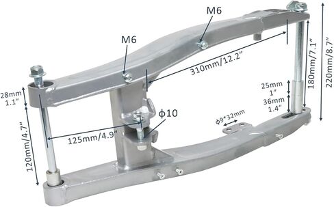 14" Rear Dirt Bike Wheel Assembly with Extended Swingarm - 90/100-14 Tire, Brake, Sprocket for Taotao, Apollo, SSR in Kuwait