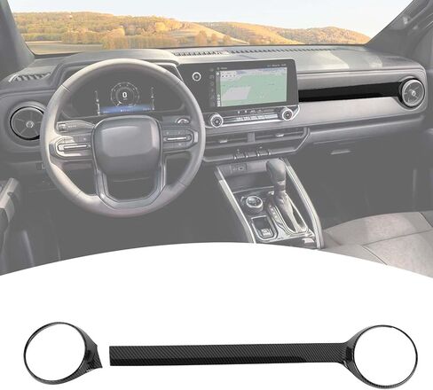 for Colorado Dash Console AC Air Vent Cover Trim for Chevrolet Colorado 2023 2024 up Carbon Fiber Grain Interior Accessories 2pcs in Saudi Arabia