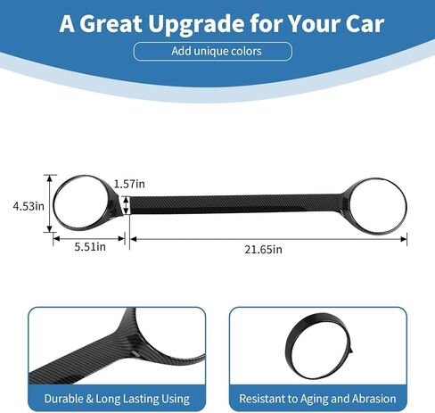 for Colorado Dash Console AC Air Vent Cover Trim for Chevrolet Colorado 2023 2024 up Carbon Fiber Grain Interior Accessories 2pcs in Saudi Arabia