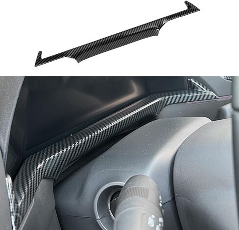 for Honda Accord 2023 2024 2025 Dashboard Panel Frame Cover Trim, ABS Carbon Fiber in Kuwait