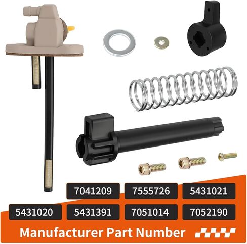 Petcock Fuel Shutoff Valve + Lever Extension W/Spring Kit For Polaris Magnum Big Boss Scrambler 425 500 1995-2001 7052190 7051014 in Saudi Arabia