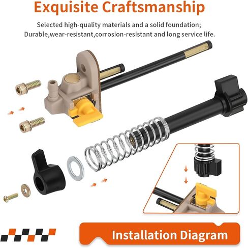 Petcock Fuel Shutoff Valve + Lever Extension W/Spring Kit For Polaris Magnum Big Boss Scrambler 425 500 1995-2001 7052190 7051014 in Saudi Arabia