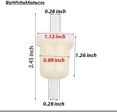 68T-24251-01-00 68T-24251-00-00 68T24251 Fuel Filter (4pcs) Replacement for Yamaha Outboard 4HP 6HP 8HP 9.9HP in Kuwait