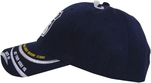 Route RTE 66 Get Your Kicks States List Navy Blue Embroidered Cap Hat X1 in Saudi Arabia