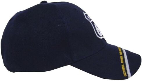 Route RTE 66 Get Your Kicks States List Navy Blue Embroidered Cap Hat X1 in Saudi Arabia