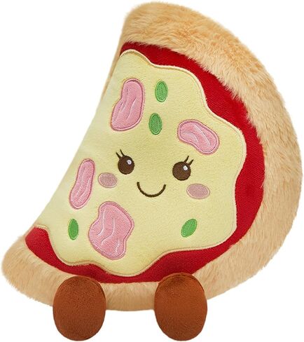 OLAOLA Pizza Stuffed Plush Toys for Kids 12 Inch Cute Food Plushies Pillows Birthday Toys in Kuwait