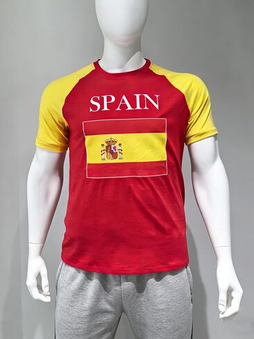 National Flag Shirt Men Soccer Lovers Tee 2026 World Cup Fan Soccer Tops Argentina Brazil USA Mexico Canada in Saudi Arabia