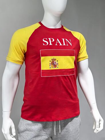 National Flag Shirt Men Soccer Lovers Tee 2026 World Cup Fan Soccer Tops Argentina Brazil USA Mexico Canada in Saudi Arabia