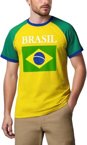 National Flag Shirt Men Soccer Lovers Tee 2026 World Cup Fan Soccer Tops Argentina Brazil USA Mexico Canada in Saudi Arabia