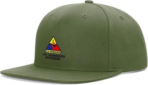 Army 1st Armored Division Embroidered Richardson Hat in Saudi Arabia