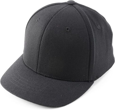 Trendy Apparel Shop Plain and Embroidered Wool Structured 6 Panel Umpire Fitted Flexfit Cap in Saudi Arabia