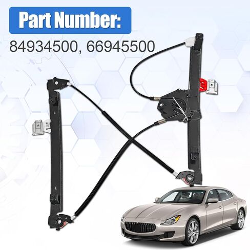 84934500 Left Rear Door Window Regulator W/O Motor for Maserati Quattroporte M139 2003-2013 66945500 Power Window Regulator in Kuwait