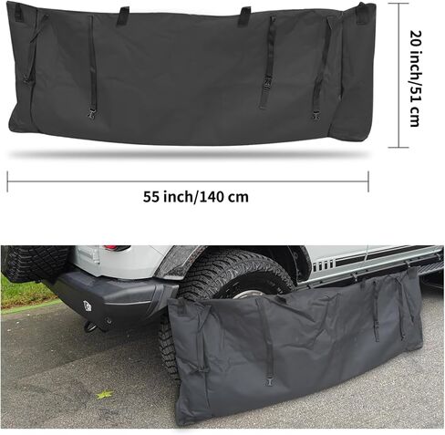 حقيبة تخزين النوافذ العلوية الناعمة متوافقة مع Ford Bronco 4 Door 2025 2024 2023 2022 2021، أكياس حماية متعددة الطبقات تمنع النوافذ الناعمة من الخدش والانحناء in Kuwait