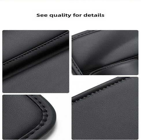 Car Seat Gap Organizer & Cup Holder Expander - Anti-Slip Design, Universal Fit for SUV/Truck, Prevent Phone/Keys Falling (Black) in Kuwait