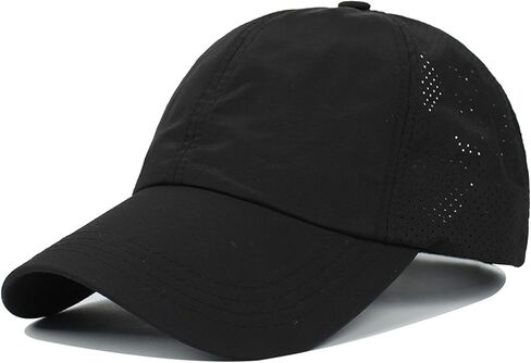 Womens Quick-Drying Criss-Cross Baseball-Cap Lightweight-Golf-Sport-Hat Ponytail-Sun-Hat Summer Medium in Kuwait