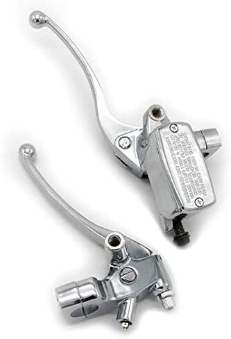 Universal Motorcycle Chrome Brake Clutch Lever Installation Diameter 25mm Motorcycle Clutch Brake Lever Suitable for Honda VT250 NV400 NV600 NV750C2 VF750CD VT750C VT750CD VT1100 VT1100C VTX1300 in Saudi Arabia