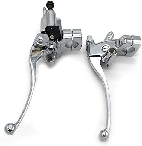 Universal Motorcycle Chrome Brake Clutch Lever Installation Diameter 25mm Motorcycle Clutch Brake Lever Suitable for Honda VT250 NV400 NV600 NV750C2 VF750CD VT750C VT750CD VT1100 VT1100C VTX1300 in Saudi Arabia