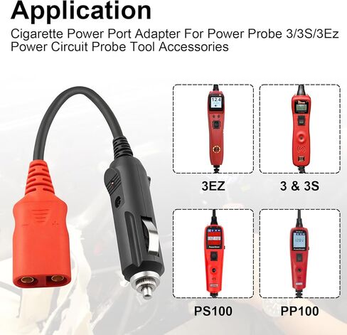 QQZ Cigarette Power Port Adapter PPTK0026 For Power Probe 3/3S/3Ez Power Circuit Probe Tool Accessories in Kuwait