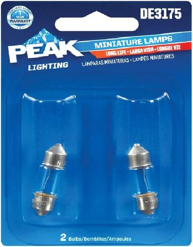 PEAK Miniature Automotive Bulb DE3175 2 pk in Saudi Arabia