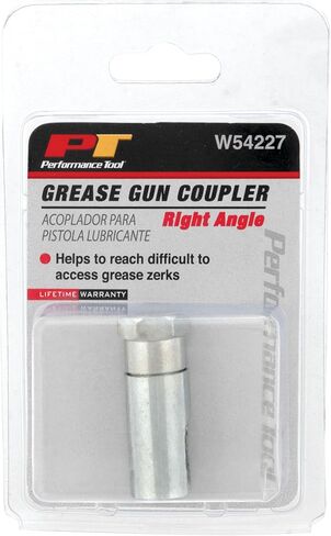 Performance Tool W54227 - Grease Coupler for Hard-to-Reach Zerks, Fits Most Hand Operated Grease Guns in Saudi Arabia