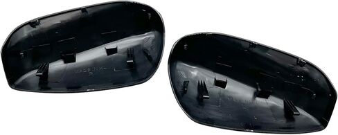 Pair Side Mirror Cover Cap Fit For Honda Accord 2008 2009 2010 2011 2012 LH+RH Door Side Exterior Rearview Back Sight Mirror Cover Shell Replacement,Clip-on Slot Type in Kuwait