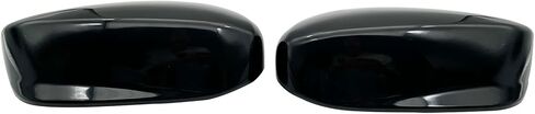 Pair Side Mirror Cover Cap Fit For Honda Accord 2008 2009 2010 2011 2012 LH+RH Door Side Exterior Rearview Back Sight Mirror Cover Shell Replacement,Clip-on Slot Type in Kuwait